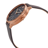 Emporio Armani Quartz Grey Dial Brown Leather Strap Watch For Women - AR11172 Authentic Buy Shop Now