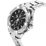 Tag Heuer Aquaracer Chronograph Black Dial Silver Steel Strap Watch for Men - CAY1110.BA0927 Authentic Buy Shop Now