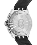 Tag Heuer Aquaracer Chronograph White Dial Black Rubber Strap Watch for Men - CAY1111.FT6041 Authentic Buy Shop Now