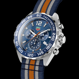 Tag Heuer Formula 1 Quartz Chronograph Blue Dial Two Tone NATO Strap Watch for Men - CAZ1010.FC8196 Authentic Buy Shop Now