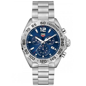 Tag Heuer Formula 1 Chronograph Blue Dial Silver Steel Strap Watch for Men - CAZ101K.BA0842 Authentic Buy Shop Now