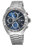 Tag Heuer Formula 1 Automatic Chronograph Blue Dial Silver Strap Watch for Men - CAZ2015.BA0876 Authentic Buy Shop Now