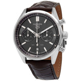Tag Heuer Carrera Chronograph Grey Dial Brown Leather Strap Watch for Men - CBN2012.FC6483 Authentic Buy Shop Now