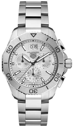 Tag Heuer Aquaracer Professional 200 Date White Dial Silver Steel Strap Watch for Men - CBP1111.BA0627 Authentic Buy Shop Now