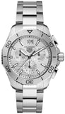 Tag Heuer Aquaracer Professional 200 Date White Dial Silver Steel Strap Watch for Men - CBP1111.BA0627 Authentic Buy Shop Now