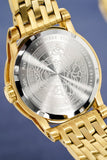 Versace Code Quartz Silver Dial Gold Steel Strap Watch For Men - VEPO00420 Authentic Buy Shop Now