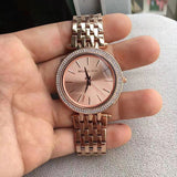 Michael Kors Darci Rose Gold Dial with Diamonds Rose Gold Stainless Steel Strap Watch for Women - MK3192 Authentic Buy Shop Now