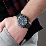Hugo Boss Ocean Edition Blue Dial Black Mesh Bracelet Watch for Men - 1513702 Authentic Buy Shop Now