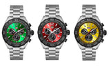 Tag Heuer Formula 1 Chronograph Green Dial Silver Steel Strap Watch for Men - CAZ101AP.BA0842 Authentic Buy Shop Now