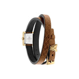 Gucci G Frame White Dial Brown Leather Strap Watch For Women - YA128523 Authentic Buy Shop Now
