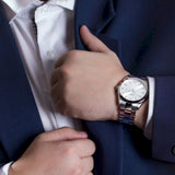 Tissot Gentleman Silver Dial Silver Steel Strap Watch For Men - T127.410.11.031.00 Authentic Buy Shop Now