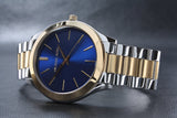 Michael Kors Slim Runway Blue Dial Two Tone Steel Strap Watch for Women - MK3479 Authentic Buy Shop Now