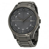 Armani Exchange Hampton Chronograph Grey Dial Grey Steel Strap Watch For Men - AX2135 Authentic Buy Shop Now