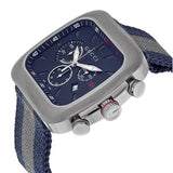 Gucci Coupe Chronograph Blue Dial Two Tone NATO Strap Watch for Men - YA131203 Authentic Buy Shop Now
