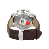 Tissot T Race PRC 200 Chronograph White Dial Brown Leather Strap Watch for Men - T17.1.516.32 Authentic Buy Shop Now