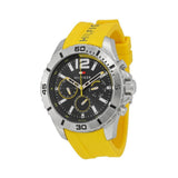 Tommy Hilfiger Sports Multifunction Black Dial Yellow Rubber Strap Watch for Men - 1791144 Authentic Buy Shop Now