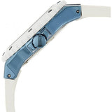 Guess Overdrive Chronograph White Dial White Rubber Strap Watch for Women - W0149L6 Authentic Buy Shop Now