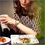 Michael Kors Lexington Chronograph Gold Dial Gold Steel Strap Watch for Women - MK5556 Authentic Buy Shop Now