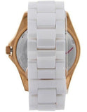 Fossil Ceramic Multifunction White Dial White Steel Strap Watch for Women - CE1006 Authentic Buy Shop Now