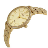 Fossil Jacqueline Gold Dial Gold Steel Strap Watch for Women - ES3547 Authentic Buy Shop Now