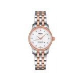 Mido Baroncelli III Automatic Mother of Pearl White Dial Two Tone Steel Strap Watch For Women - M7600.9.69.1 Authentic Buy Shop Now