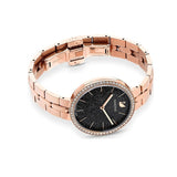 Swarovski Cosmopolitan Black Dial Rose Gold Steel Strap Watch for Women - 5517797 Authentic Buy Shop Now