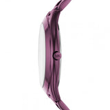 Michael Kors Lauryn Black Dial Purple Steel Strap Watch for Women - MK3724 Authentic Buy Shop Now