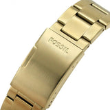 Fossil FB-03 Chronograph Black Dial Gold Steel Strap Watch for Men - FS5727 Authentic Buy Shop Now