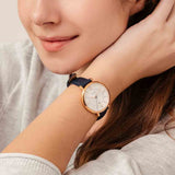 Fossil Jacqueline White Dial Blue Leather Strap Watch for Women - ES3843 Authentic Buy Shop Now