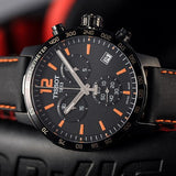 Tissot Quickster Chronograph Black Dial Watch For Men - T095.417.36.057.00 Authentic Buy Shop Now