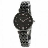 Emporio Armani Ceramica Black Dial Black Ceramic Strap Watch For Women - AR1487 Authentic Buy Shop Now