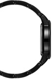 Daniel Wellington Iconic Link Ceramic Black Dial Black Steel Strap Watch For Women - DW00100414 Authentic Buy Shop Now