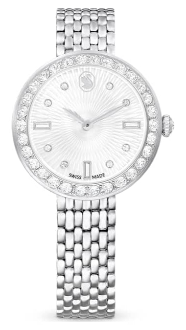 Swarovski Certa Crystals Silver Dial Silver Steel Strap Watch for Women - 5673022 Authentic Buy Shop Now