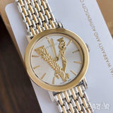 Versace Virtus Quartz White Dial Two Tone Steel Strap Watch for Women - VEHC00519 Authentic Buy Shop Now