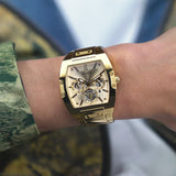 Guess Phoenix Multi Function Gold Dial Gold Steel Strap Watch for Men - GW0456G2 Authentic Buy Shop Now