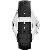 Fossil Wakefield Chronograph Blue Dial Black Leather Strap Watch for Women - CH2945 Authentic Buy Shop Now