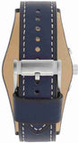 Fossil Coachman Chronograph White Dial Blue Leather Strap Watch for Men - CH3051 Authentic Buy Shop Now