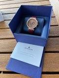 Swarovski Passage Chrono Red Dial Red Leather Strap Watch for Women - 5580345 Authentic Buy Shop Now
