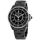 Chanel J12 Quartz Ceramic Black Dial Black Steel Strap Watch for Women - J12 H0682 Authentic Buy Shop Now