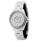 Chanel J12 Quartz Diamonds White Dial White Steel Strap Watch for Women - J12 H3110 Authentic Buy Shop Now