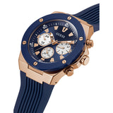 Guess Poseidon Blue Dial Blue Rubber Strap Watch for Men - GW0057G2 Authentic Buy Shop Now