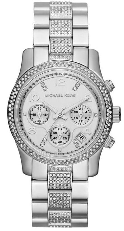 Michael Kors Runway White Dial Silver Steel Strap Watch for Women - MK5825 Authentic Buy Shop Now