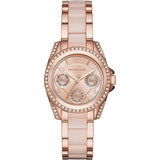Michael Kors Blair Rose Gold Dial Two Tone Steel Strap Watch for Women - MK6175 Authentic Buy Shop Now