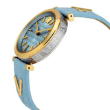 Versace V-Twist Blue Dial Blue Leather Strap Watch for Women - VELS00319 Authentic Buy Shop Now