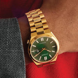 Citizen Tsuyosa Automatic Green Dial Gold Steel Strap Watch For Men - NJ0152-51X Authentic Buy Shop Now