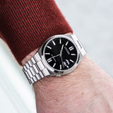 Citizen Tsuyosa Automatic Black Dial Silver Steel Strap Watch For Men - NJ0150-81E Authentic Buy Shop Now