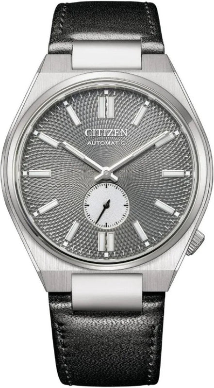 Citizen Tsuyosa Automatic Grey Dial Black Leather Strap Watch for Men - NK5010-01H Authentic Buy Shop Now