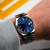 Citizen Tsuyosa Automatic Blue Dial Silver Steel Strap Watch For Men - NJ0150-81L Authentic Buy Shop Now