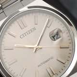 Citizen Tsuyosa Automatic Oatmeal White Dial Silver Steel Strap Watch For Men - NJ0151-88W Authentic Buy Shop Now