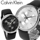 Calvin Klein High Noon Chronograph White Dial Black Leather Strap Watch for Men - K8M271C6 Authentic Buy Shop Now